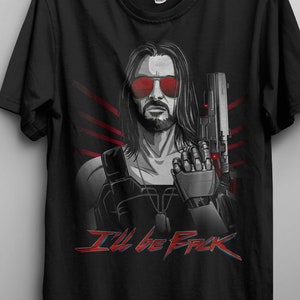Always On My Mind Tシャツ / サイバーパンク 2077 / ジョニー・シルバーハンド / ターミネーター / ビデオゲーム