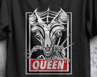 Obey Queen  T-shirt /  Sci-fi / Horror Movies /  Urban / Xenomorph