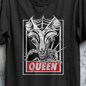 Maglietta Obey Queen / Fantascienza / Film horror / Urbano / Xenomorfo