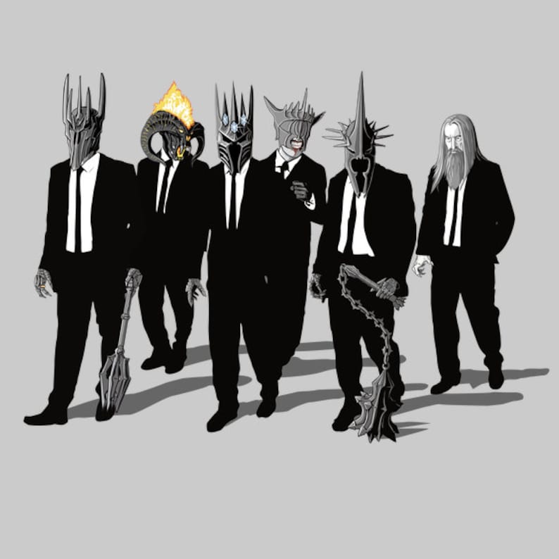 Reservoir Lords Mace Variant T-shirt / Reservoir Dogs / Tarantino / Morgoth, Sauron imagen 1