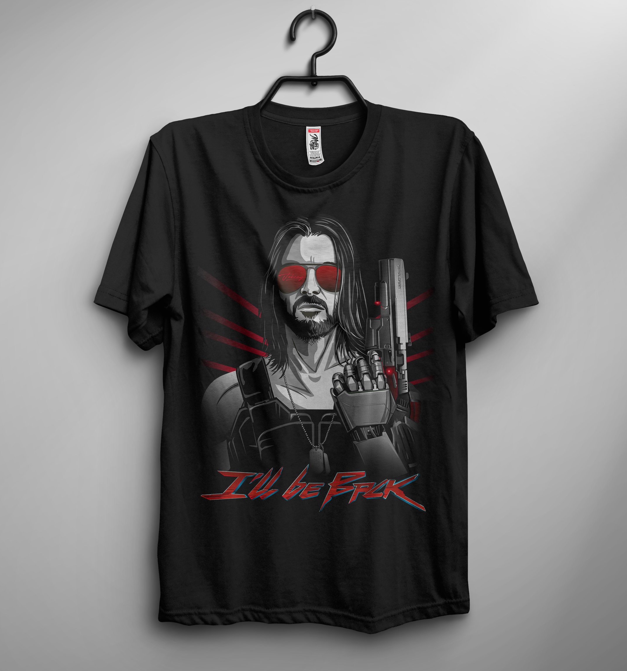 Always On My Mind T-shirt / Cyberpunk 2077 / Johnny Silverhand / Terminator / Video games