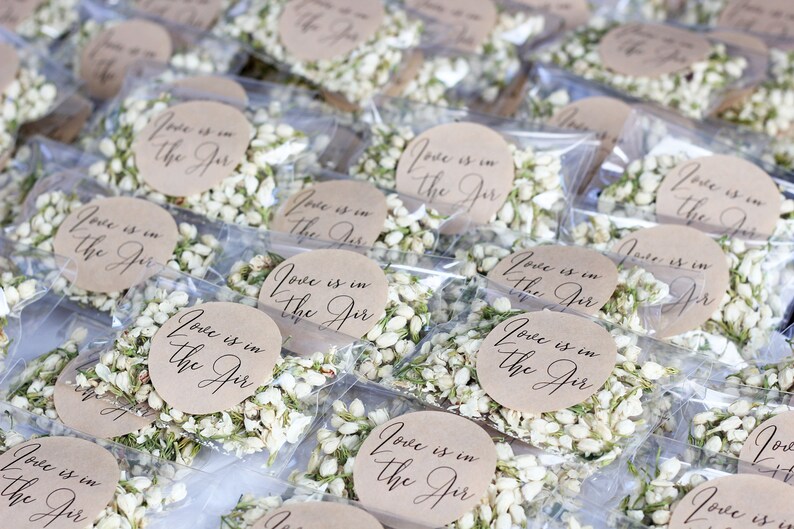 LOVE is in the AIR Confetti Pouches Biodegradable Petal Etsy