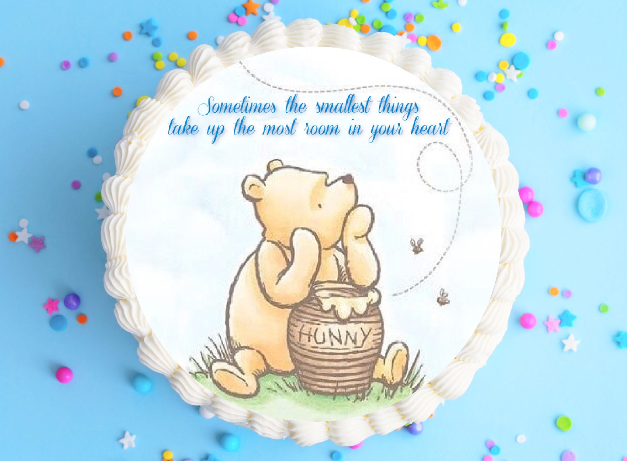 Baby Pooh Classic Winnie the Pooh Vintage Pooh Inspired Cake
