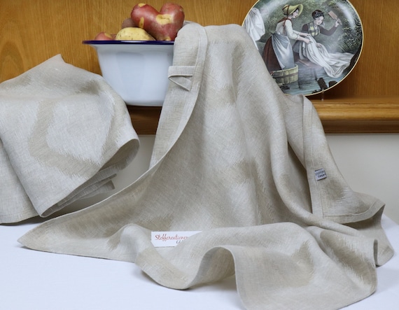 Set of 2 Set of 4 Belgian Linen Kitchen Towels Stonewashed Pure Linen Dish Towels Made in Germany Oversized Soft Linen Kitchen Towels Etsy