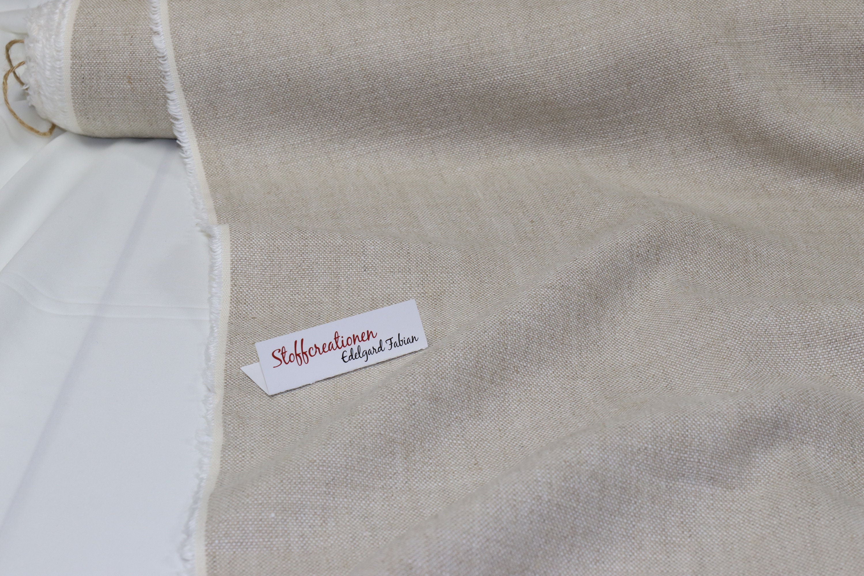 Luxurious Belgian Linen by the Yard, Stonewashed Heavy