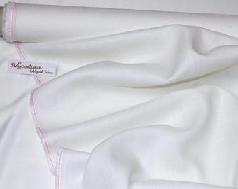 Belgian Linen Fabric Samples, Linen Swatches White Cream Natural Color