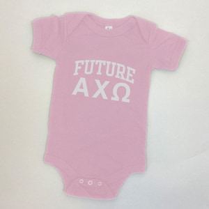 Pink Baby Onesie  / Pink Sisterhood Onesie / Pink Baby Bodysuit / greek gifts / greek sorority baby onesie