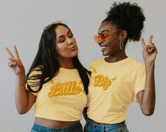 Honey Fam Tees / Yellow Sorority Big Little Tees / Yellow Big Little T-Shirts / Sorority Big Little Shirts / Sorority Fam Shirts