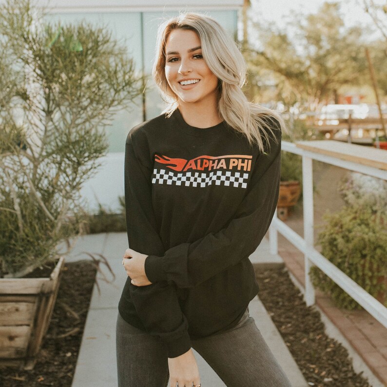 checkered flame shirt