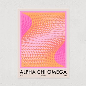 Color Moves Art Print Vol. 1 / Sorority Art Print / Sorority Wall Art / Sorority Poster / Greek Decor