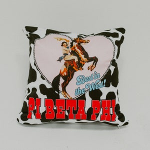 Best In The West Pillow / Sorority Pillow / Sorority Throw Pillow / Sorority Decor / Greek Decor