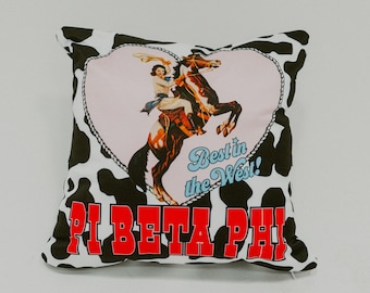 Best In The West Pillow / Sorority Pillow / Sorority Throw Pillow / Sorority Decor / Greek Decor