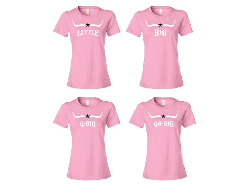 Space Cowgirl Fam Big Little Tees / Big Little Sorority Reveal / Little Sister / Big Sister / College Reveal / T shirts / Greek image 8