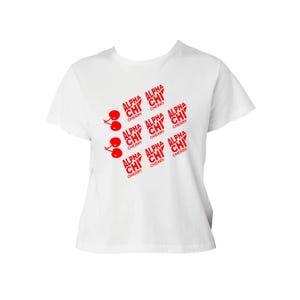 Cherry Pop Baby T-Shirt / Weißes Sorority T-Shirt / Weißes Sorority T-Shirt / Weißes Sorority Shirt / Sorority Apparel / Griechisches Kleid