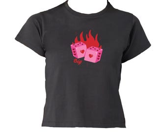Dice Fam Baby Tees / Black Sorority Big Little Tees / Black Big Little T-Shirts / Sorority Big Little Shirts / Sorority Fam Shirts