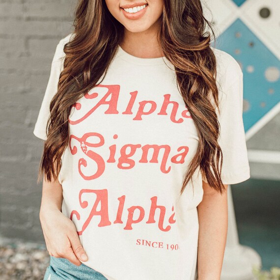 Alpha Sigma Alpha Ladylike Tee / alpha 