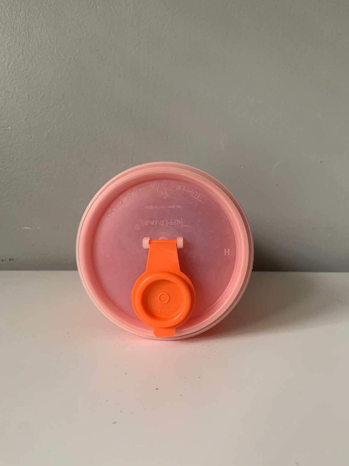 Bright Orange Tupperware Pitcher/cannister Etsy