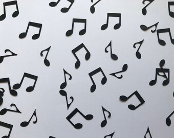 Primary Color Music Note Confetti Music Note Party Etsy