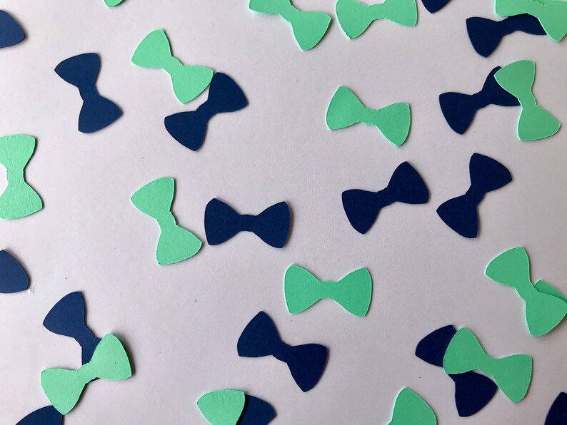 200 Pieces Little Man Baby Shower Blue Baby Shower Decorations