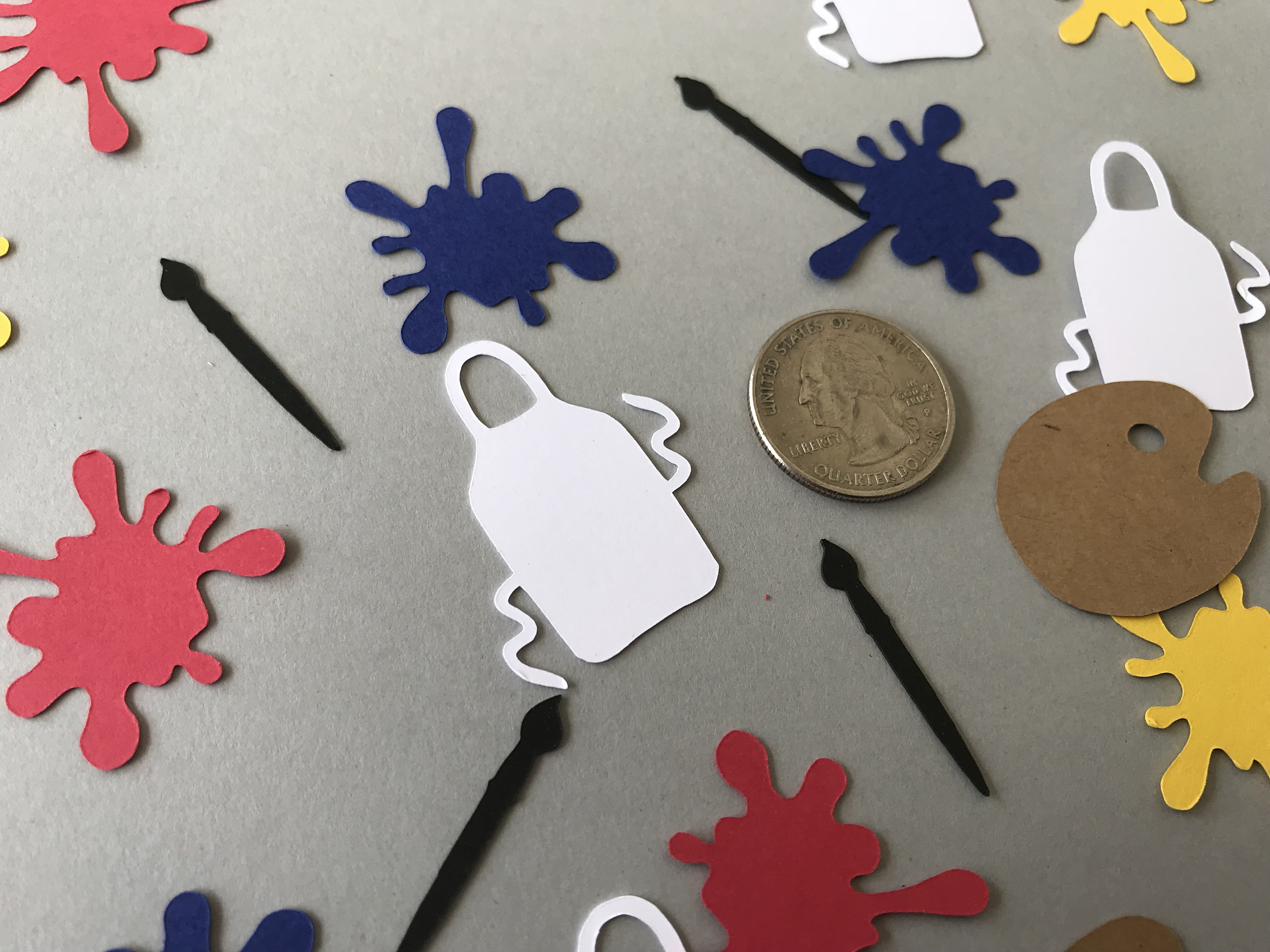 Art Confetti Artist Confetti Art Party Decorations Art Etsy