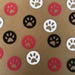 Paw Print Confetti - Paw Print Decorations - Puppy Party Decor - Puppy Birthday Party - Pawty Birthday Decorations - Dog Paw Print Decor