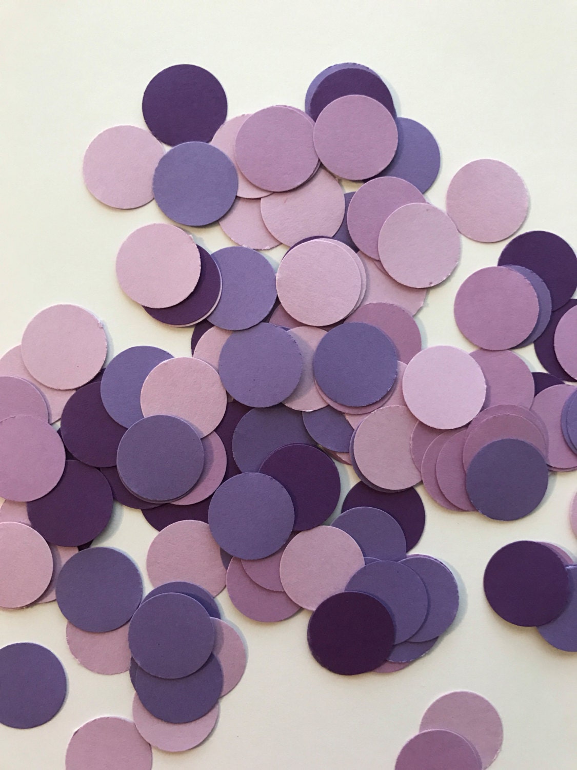 Purple Confetti Shades of Purple Confetti Table - Etsy