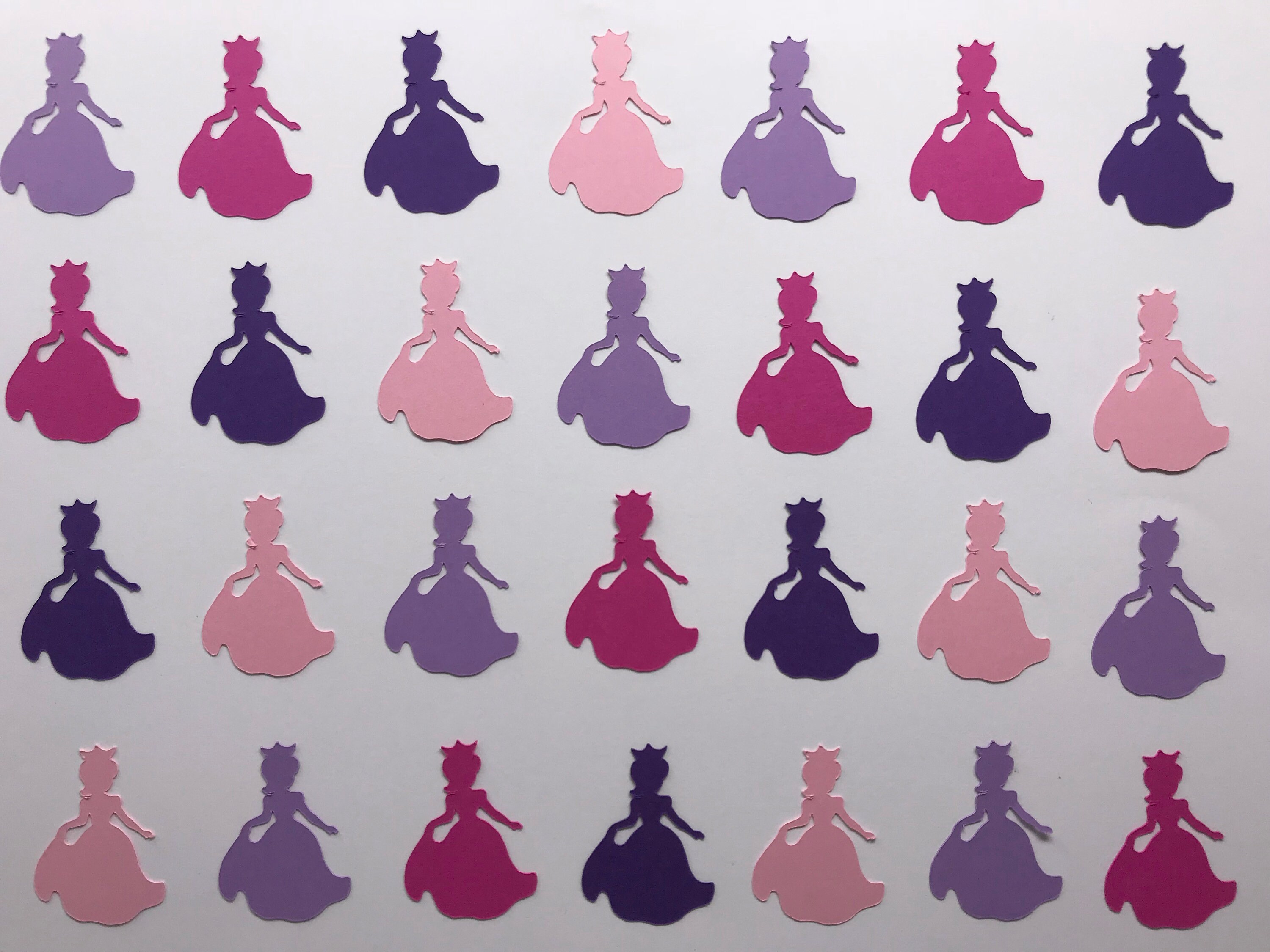 Princess Confetti Pink and Purple Princess Confetti Princess Birthday Party Princess Baby Shower Princess Decorations Girl