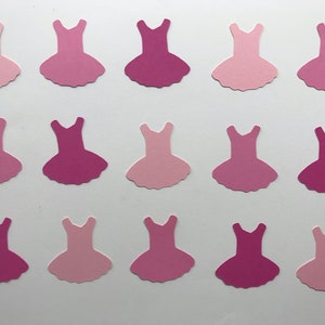 Shades of Pink Tutu Confetti - Tutu Confetti - Ballerina Confetti - Tutu Decor - Tutu Baby Shower - Girl Baby Shower Decor - 150 pieces