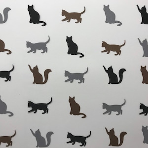Cat Confetti - Kitten Confetti - Cat Birthday Party - Cat Party Decor - Kitty Birthday Party - Kitty Decor - Cat Lover Party - 150 pieces
