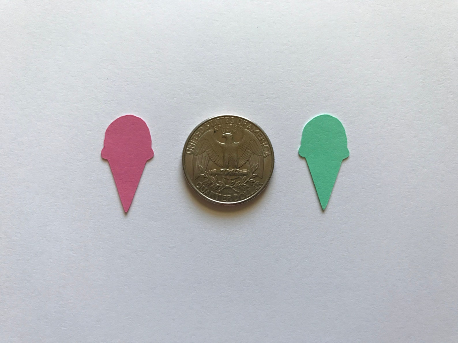 Pink and Mint Ice Cream Confetti Ice Cream Party Decorations Etsy