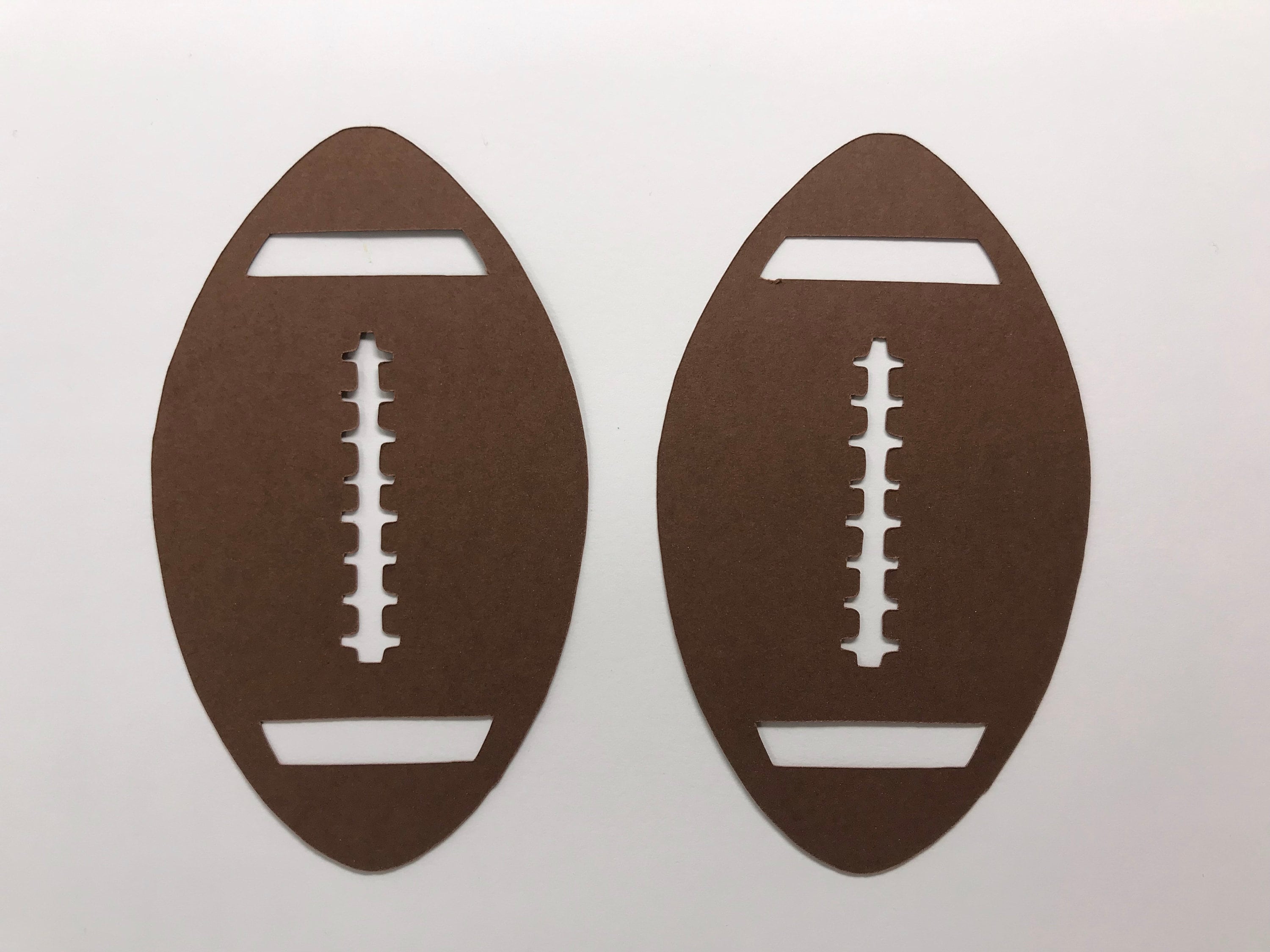 Football Die Cuts Football Birthday Party Decor Football Etsy