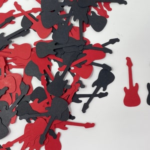 Guitar Confetti - Electric Guitar Confetti - Musician Confetti - Music Party Decorations - Guitar Party Decorations - Guitars - 200 pieces