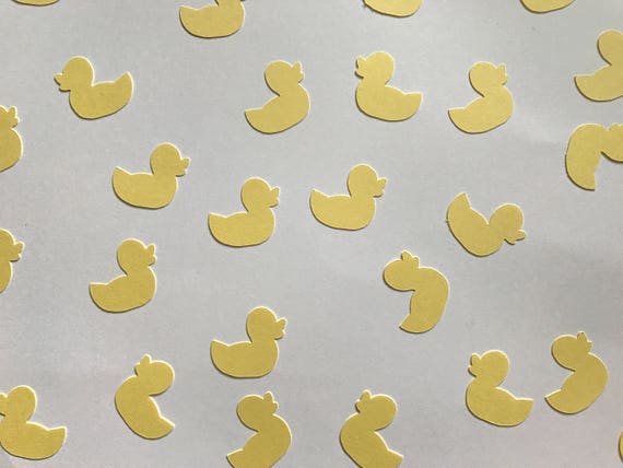 Yellow Rubber Duck Confetti Rubber Duck Baby Shower Decorations Rubber Duck Decorations Baby Shower Decorations Yellow Baby Shower