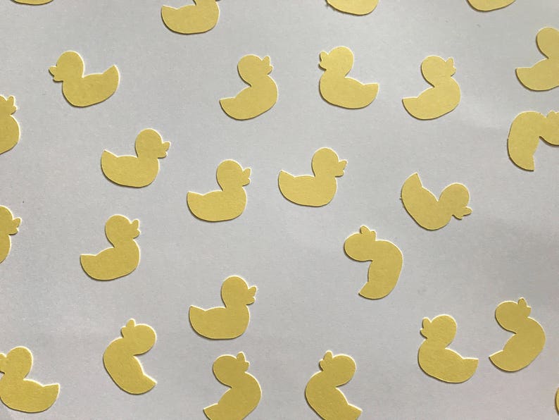 Yellow Rubber Duck Confetti Rubber Duck Baby Shower Decorations Rubber Duck Decorations Baby Shower Decorations Yellow Baby