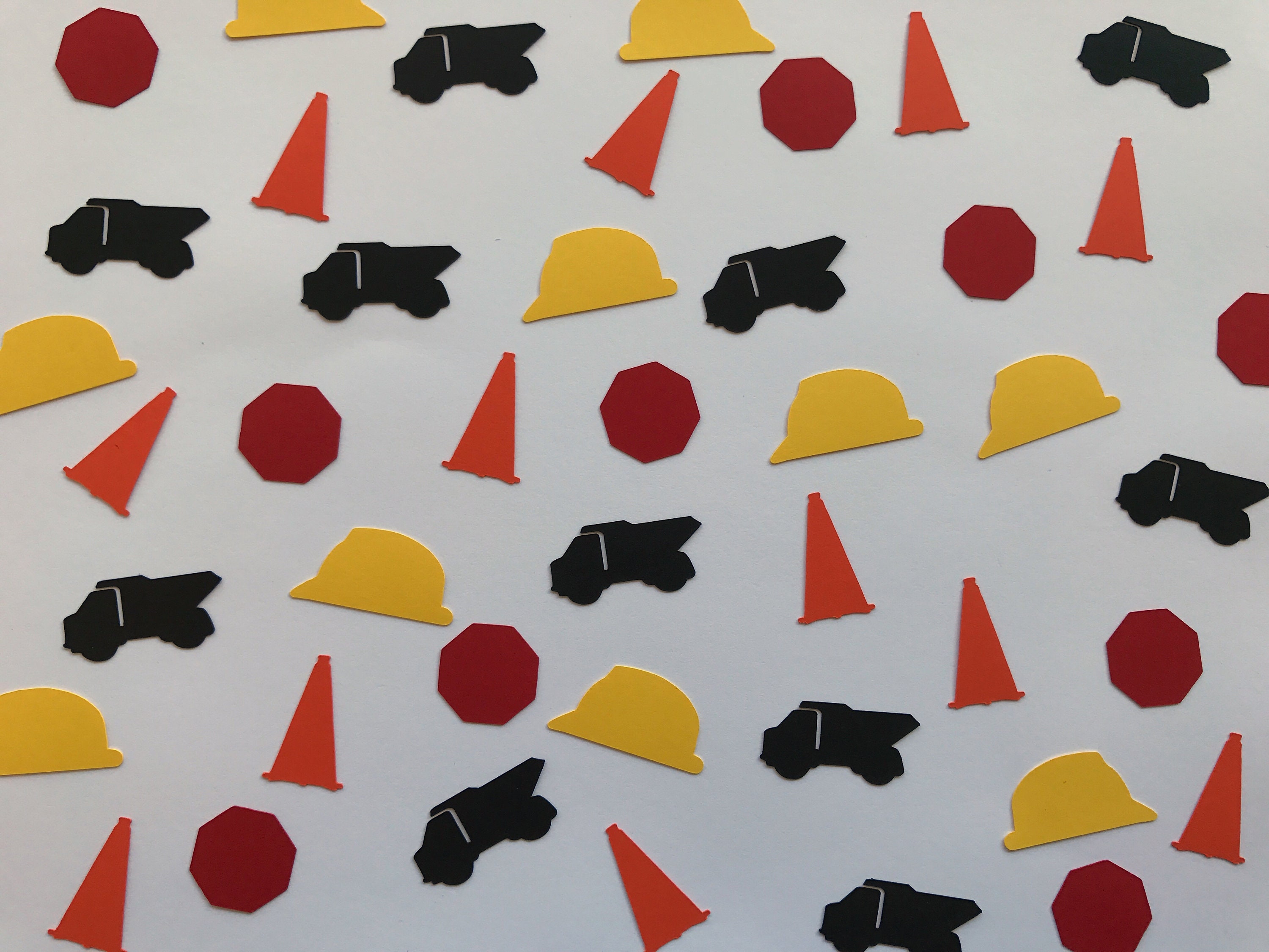 Construction Confetti Construction Party Decor Boy Birthday Party Decor Construction Theme Party Dump Truck Party 200 pieces