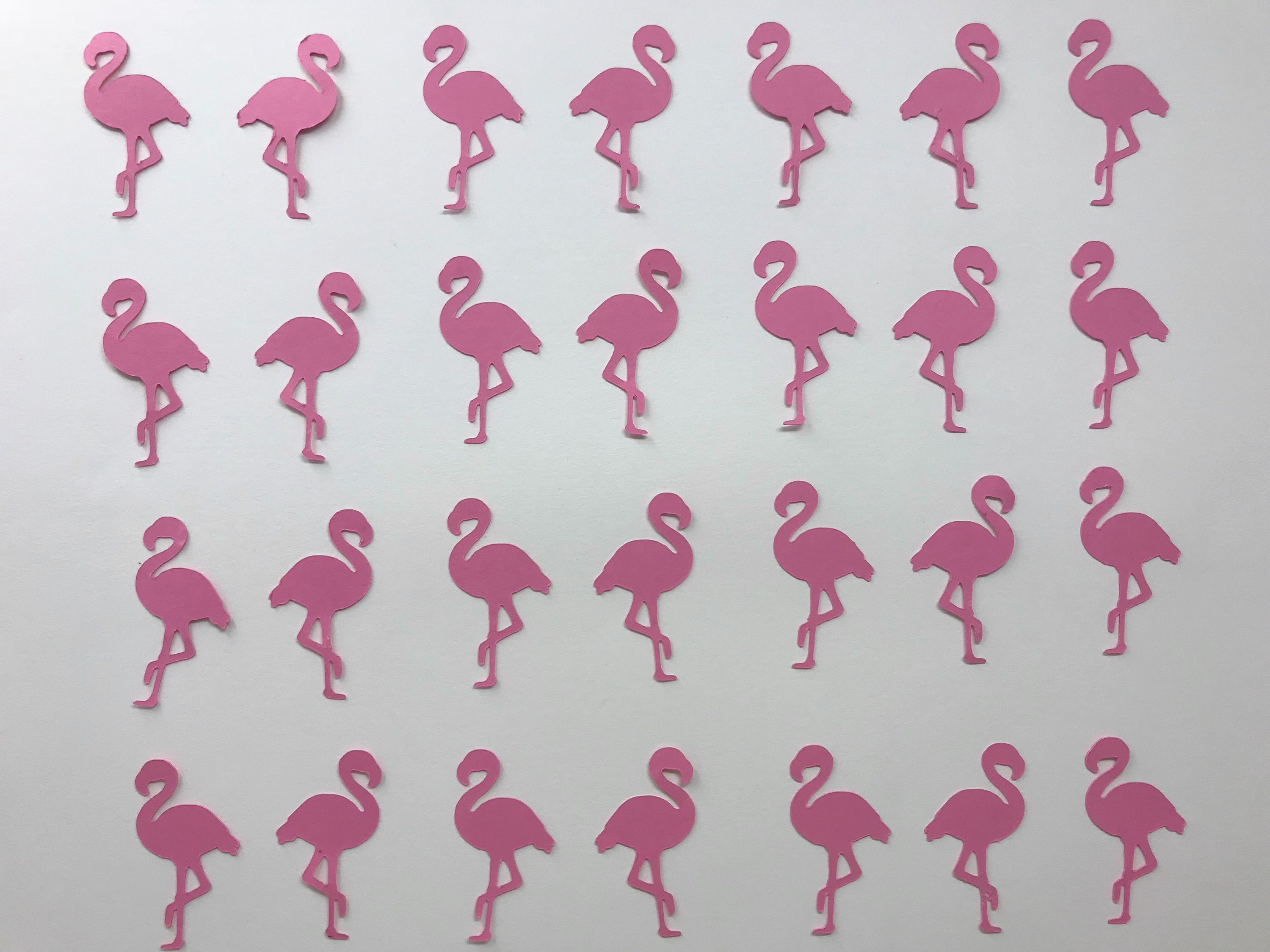 Pink Flamingo Confetti Flamingo Decorations Flamingo Birthday Decor Tropical Party Decor Aloha Party Decor Flamingo Party