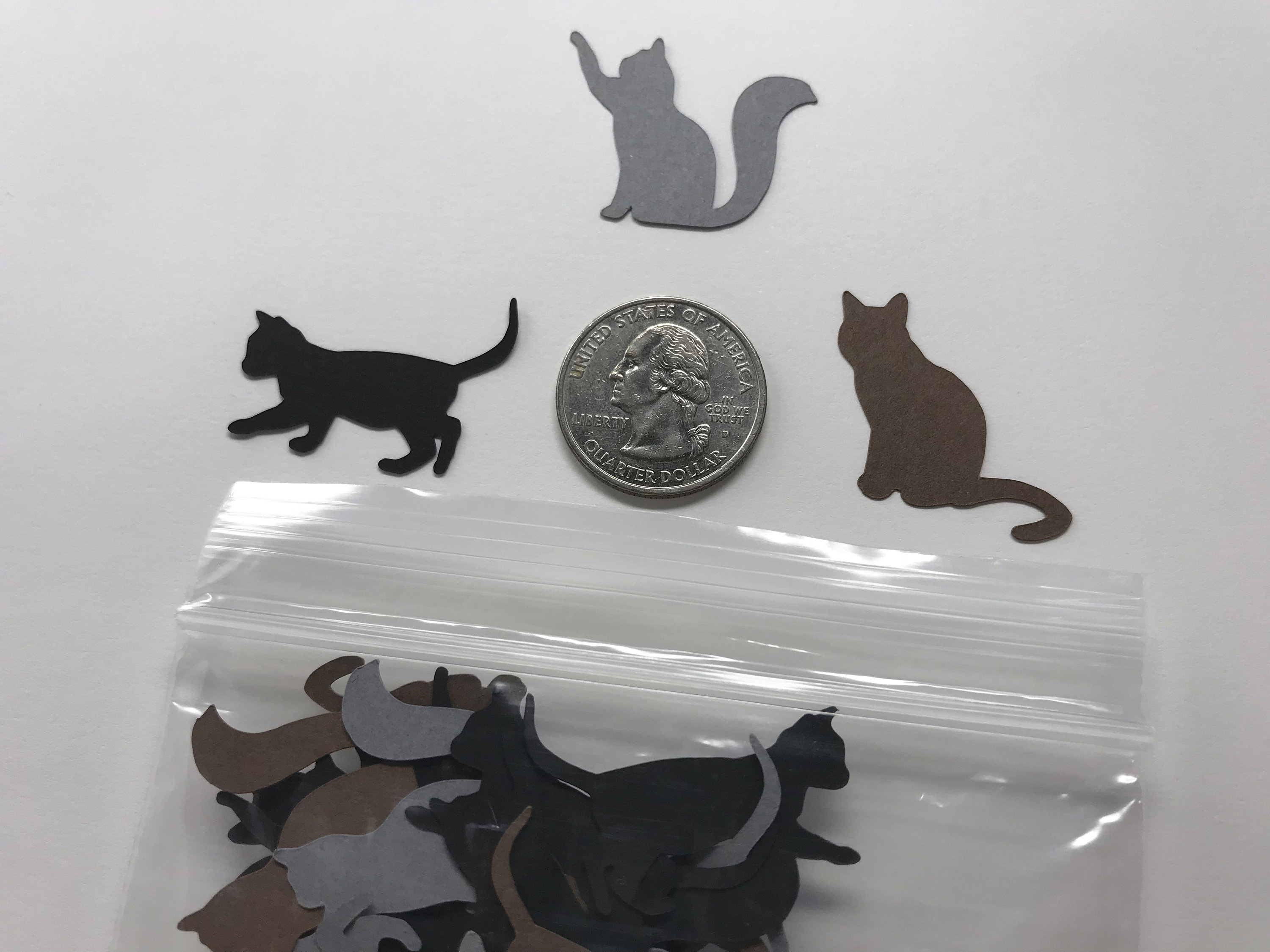 Cat Confetti Kitten Confetti Cat Birthday Party Cat Etsy