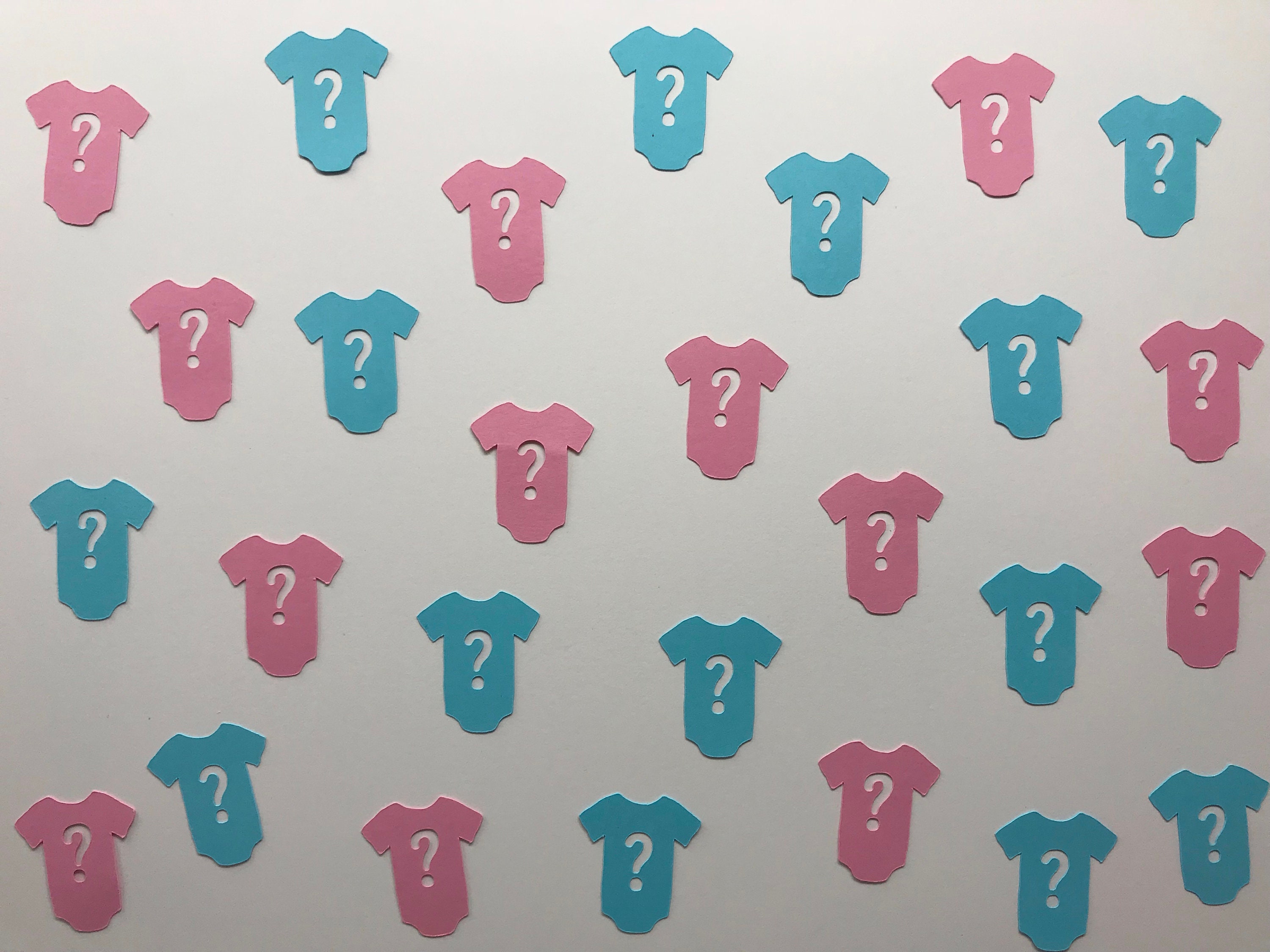 Gender Reveal Confetti Pink and Blue Confetti Gender Etsy
