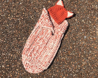 Baby Fox Hat and Cocoon