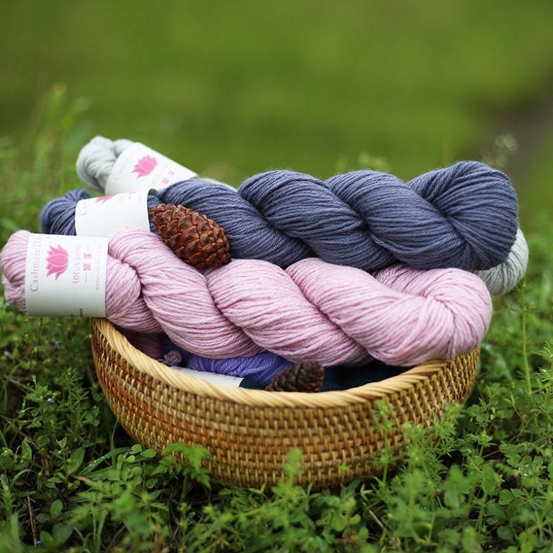 Lot 5,6,7,8,9 piece 100/% Mongolian Cashmere DK weight for Hand knitting mid thick yarn