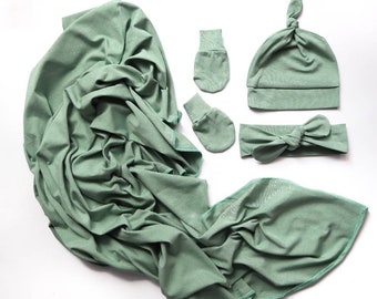 gender neutral swaddle set