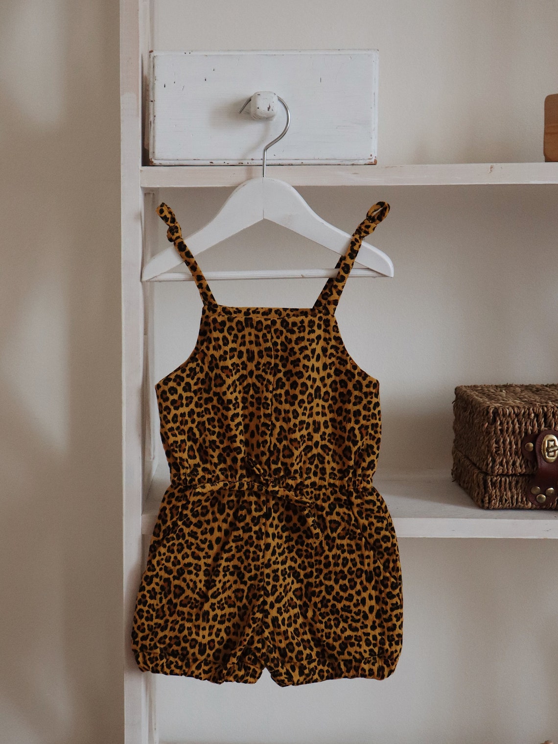 Cheetah Romper