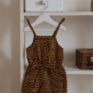 Cheetah Baby Romper - Cheetah Baby Outfit - Baby Girl Leopard Outfit ...