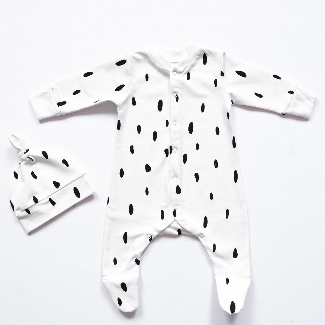 White Baby Sleepsuit Newborn Overalls Unisex Baby Clothes - Etsy