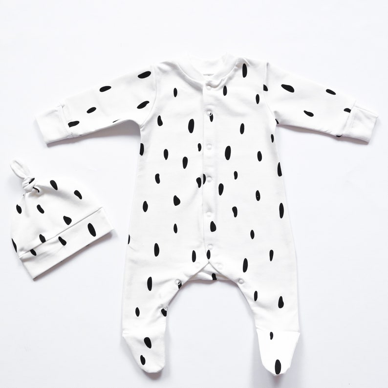 White Baby Sleepsuit Newborn Overalls Unisex Baby Clothes Etsy
