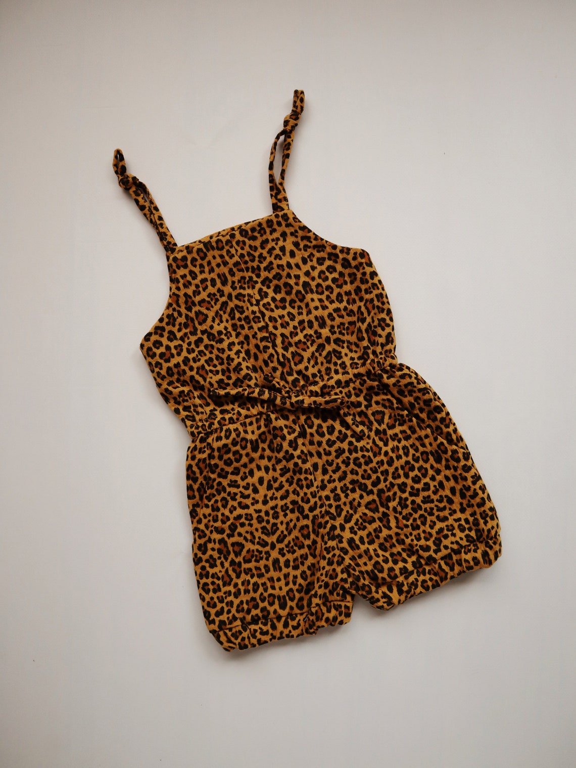 Cheetah Baby Romper Cheetah Baby Outfit Baby Girl Leopard - Etsy