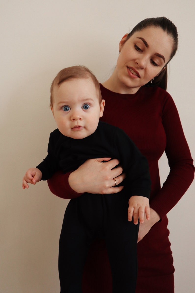 Black Footie Sleeper Baby Footed Sleeper Newborn Hat Etsy