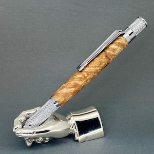 Stylo à bille fait main de style Parker, fabriqué en chêne tacheté