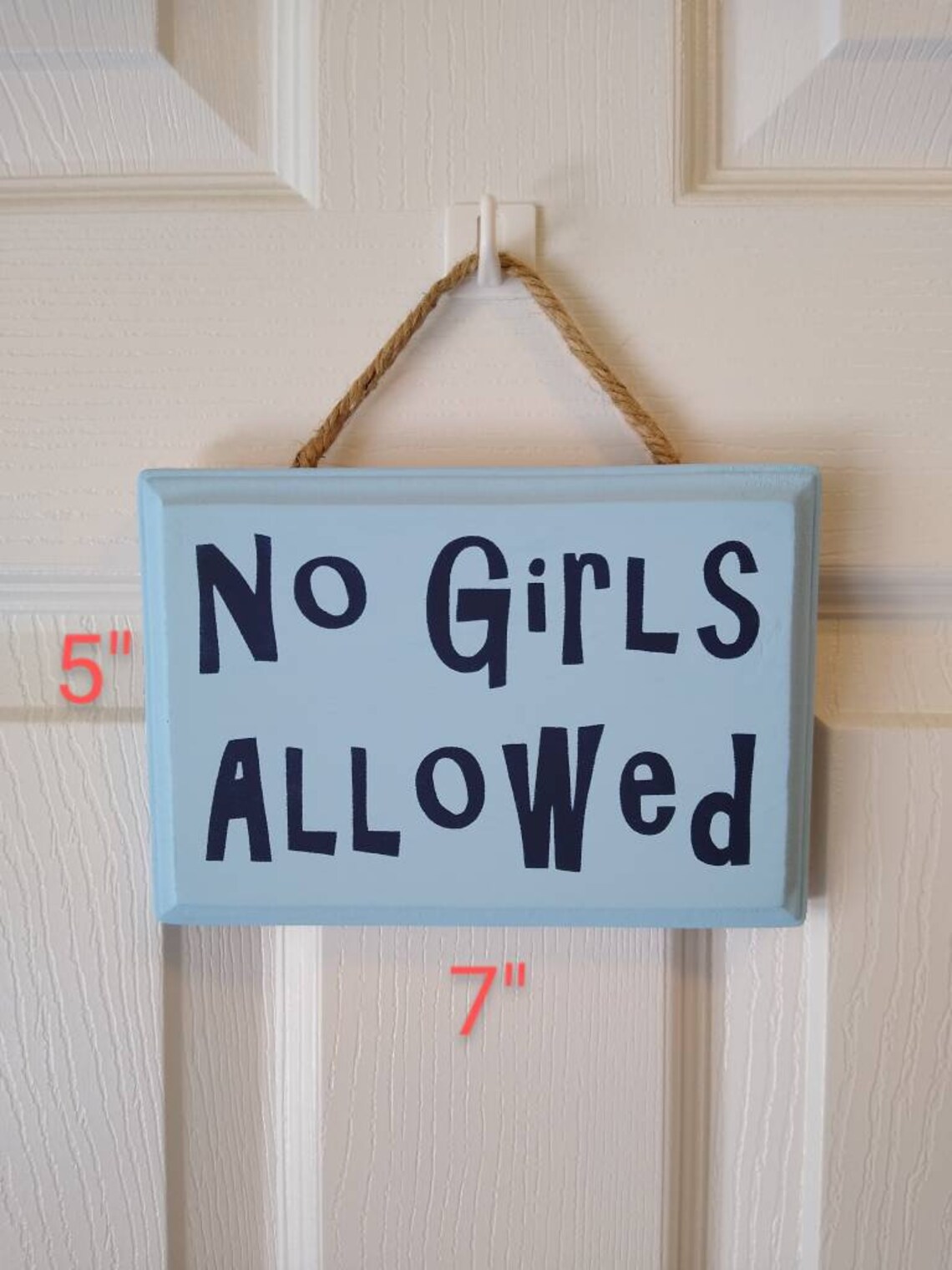 No Girls Allowed Wood Sign Wood Plaque Nursery Clubhouse - Etsy