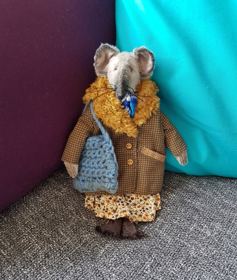 Textile Mice in Dresses and Coats Artistic Rats Cute Toys Etsy